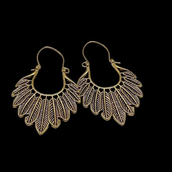 On sale. Retro style antique copper handmade earringsSpecial offer on this item - Picture 1 of 5